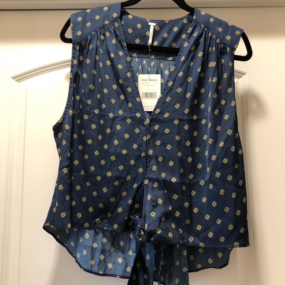 Free People Women’s Silk Top